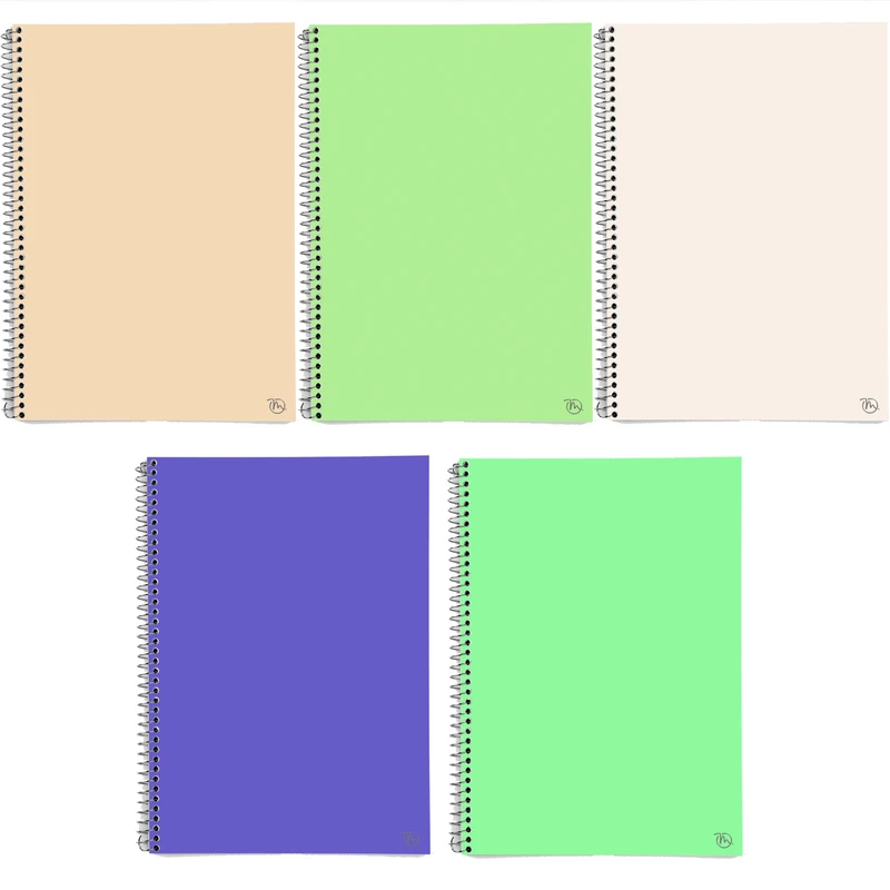 دفتر مشق 50 برگ مدوپد طرح ساده کد BD10155 مجموعه 5 عددی