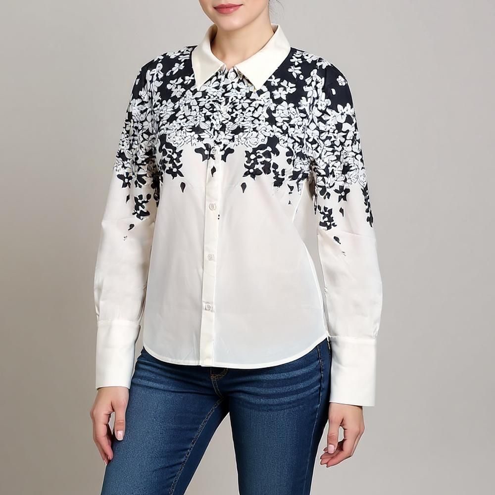 شومیز آستین بلند زنانه شین مدل 16143337 -  - 1