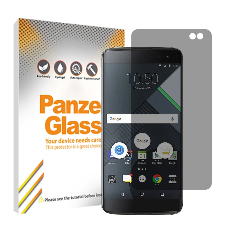 محافظ صفحه نمایش حریم شخصی پنزر گلس مدل Resistant مناسب برای گوشی موبایل بلک بری DTEK60 BBA100-2