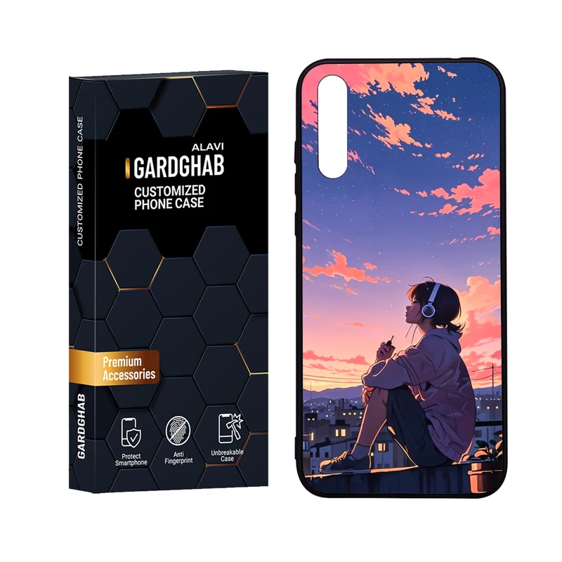 کاور گارد قاب علوی مدل Glass مناسب برای گوشی موبایل هوآوی Y8p