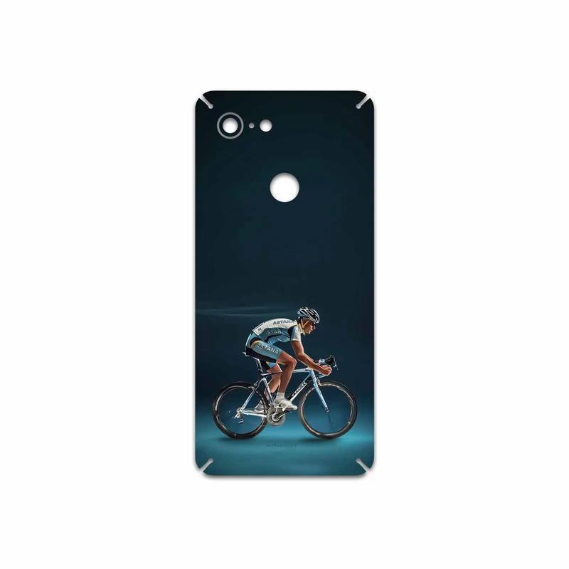 برچسب پوششی ماهوت مدل Road cycling مناسب برای گوشی موبایل گوگل Pixel 3