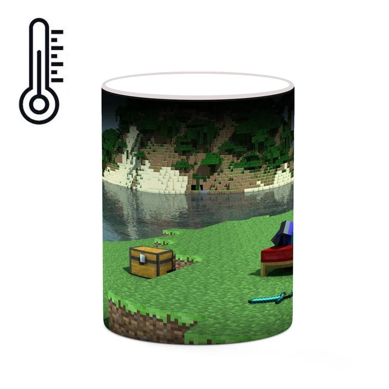 ماگ حرارتی کاکتی مدل بازی ماینکرفت Minecraft کد mgh29582