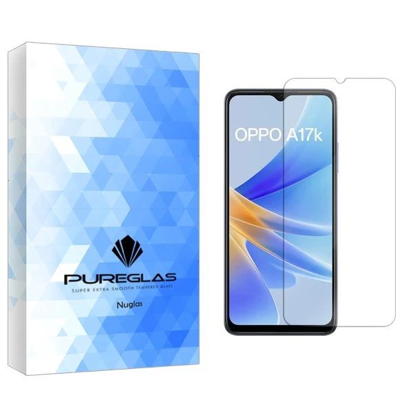 محافظ صفحه نمایش پیور گلس مدل NueGlas مناسب برای گوشی موبایل اوپو A17k