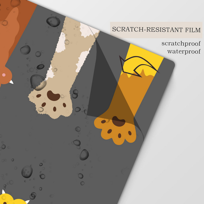 دفتر مشق 50 برگ مستر راد طرح پنجه های رنگی کد fiory 2705