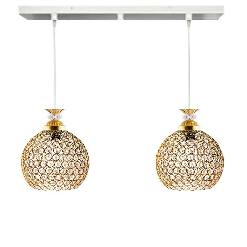 چراغ آویز مدل کریستالی کد adli22