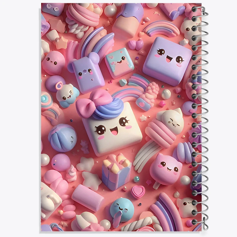 دفتر ژورنال نویسی 50 برگ خندالو مدل نقطه ای طرح کیوت کد N5782