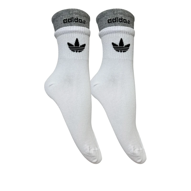 جوراب ورزشی ساق بلند زنانه مدل دوکش کد ADWT