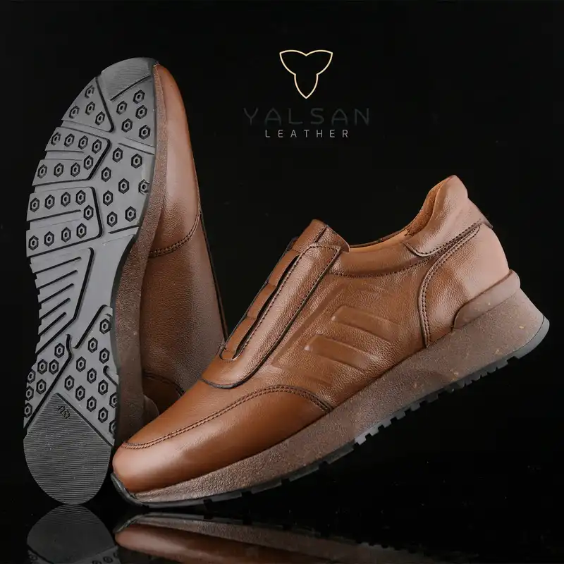 کفش روزمره زنانه چرم یلسان مدل سالوادر کد Asl-615-GF