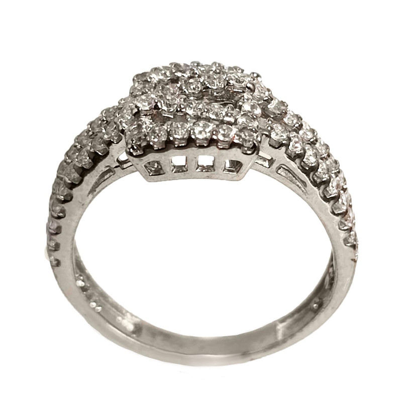 انگشتر نقره زنانه مدل جواهری کد JW5055 انگشتر نقره زنانه مدل جواهری کد JW5055