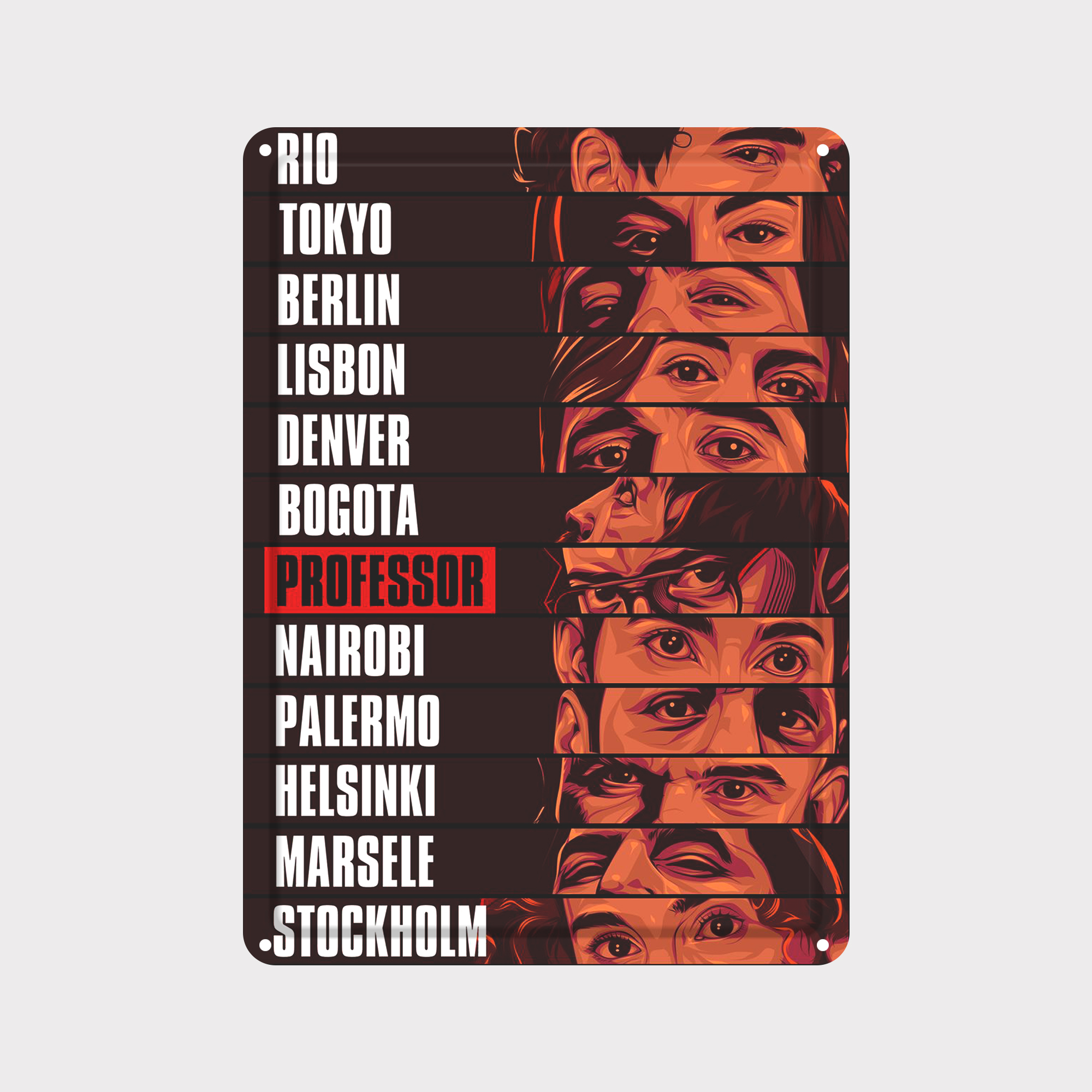 دیوارکوب مدل سرقت از بانک کد  s 329