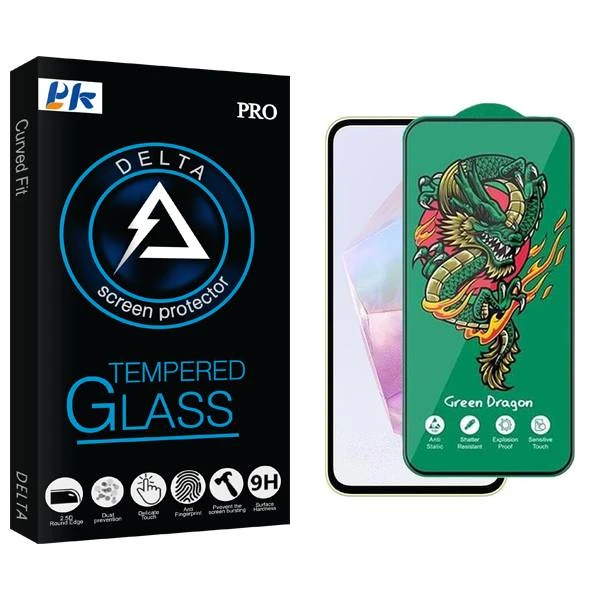 محافظ صفحه نمایش پی کی مدل Delta Green_Dragon مناسب برای گوشی موبایل سامسونگ Galaxy A35