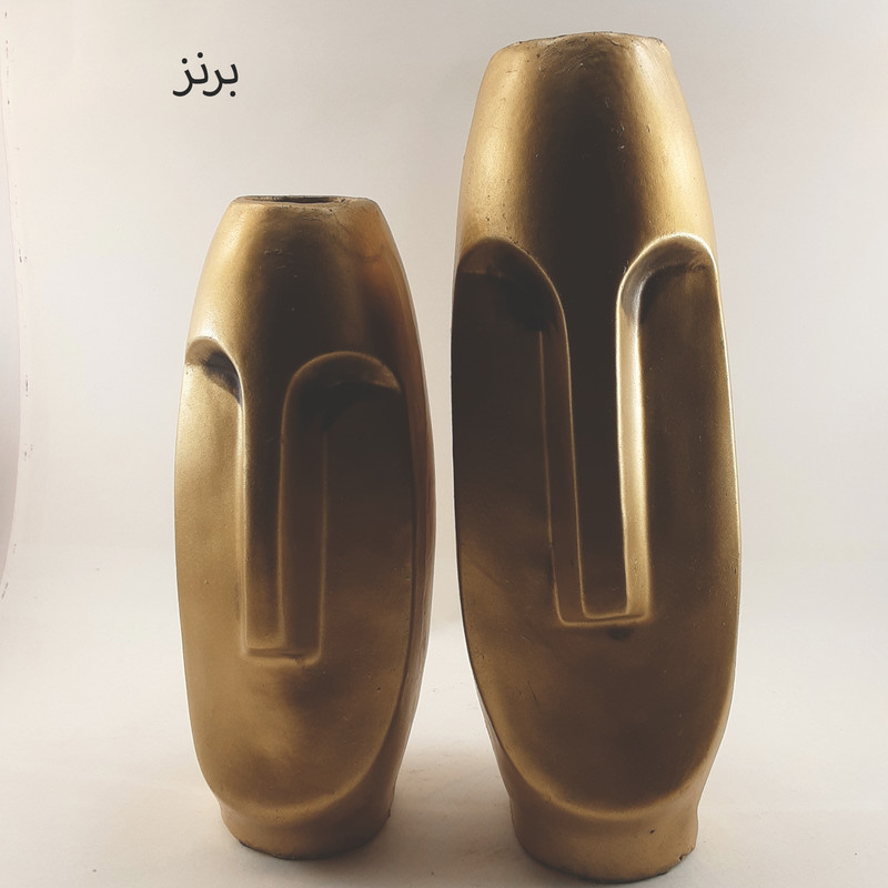 گلدان دکوری مدل صورت کد 556 مجموعه 2 عددی