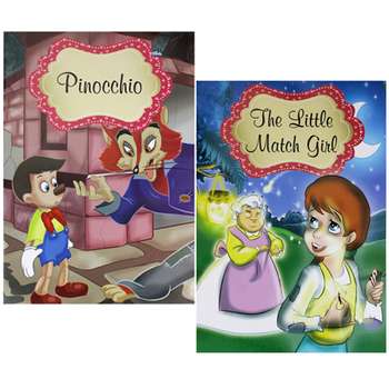 کتاب the little match girl و کتاب pinocchio اثر جمعی از نویسندگان انتشارات jolly دو جلدی
