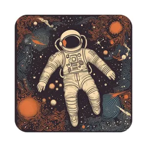 زیر لیوانی کاکتی طرح فضانورد مدل mp46406