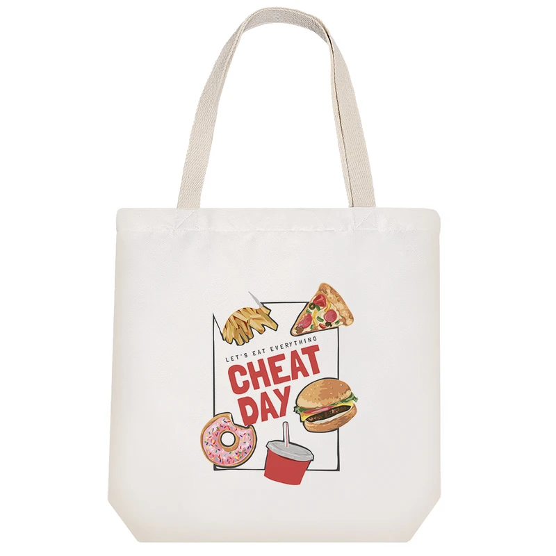 ساک خرید خندالو مدل غذا و فست فود کد 3292