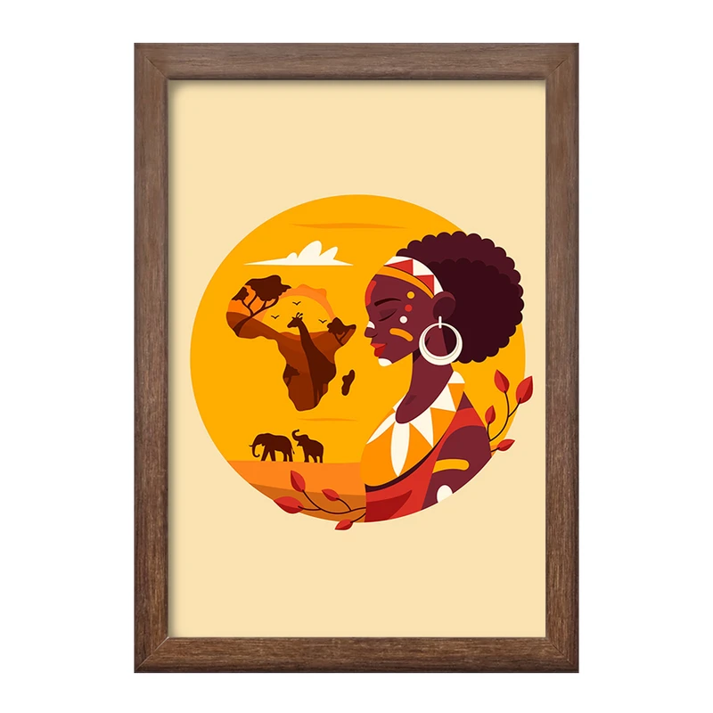 تابلو خندالو طرح آفریقا Africa کد 29827