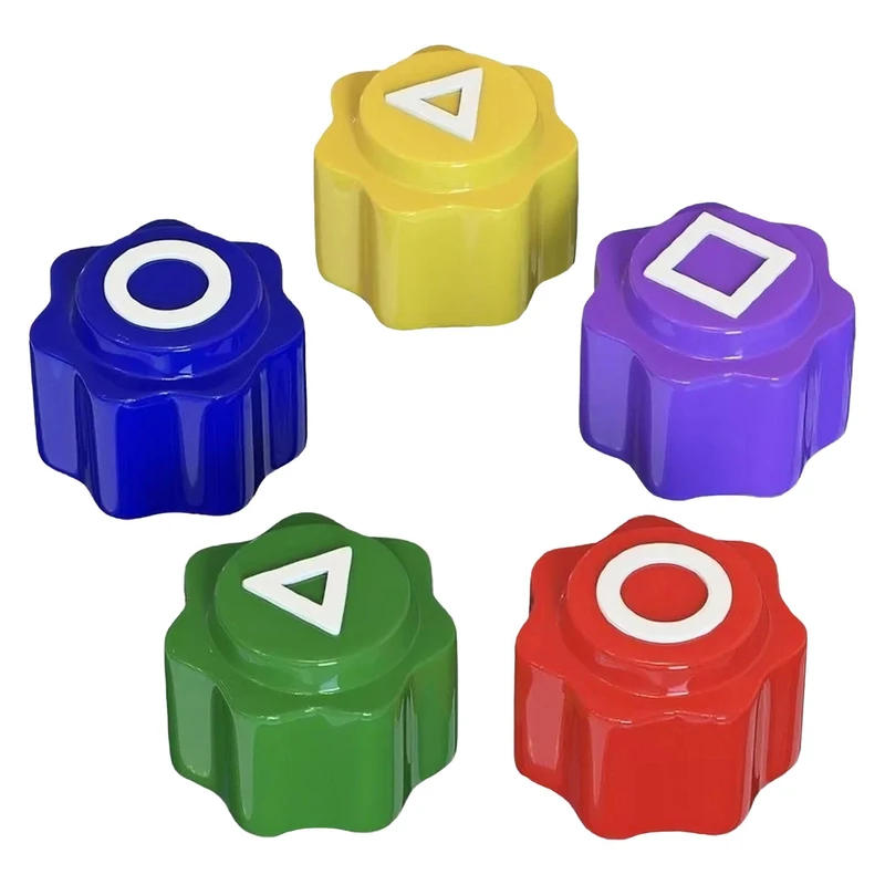 بازی فکری سمید مدل گونگی اسکویید گیم طرح یه قل دو قل بسته 5 عددی