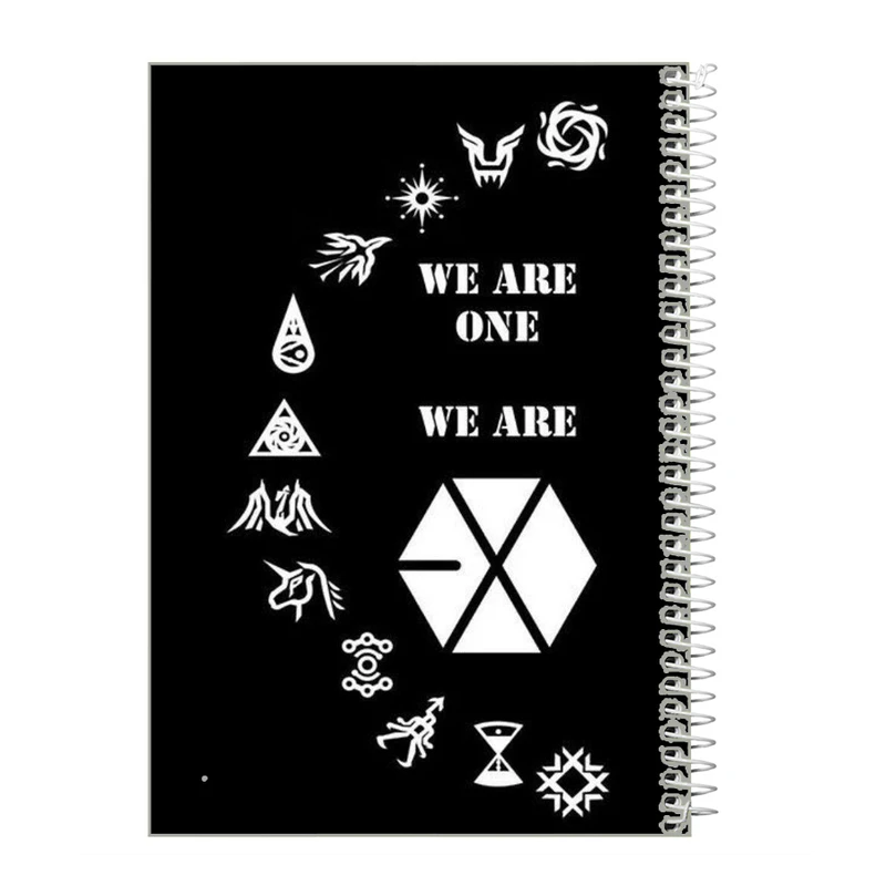 دفترچه یادداشت 40 برگ طرح EXO