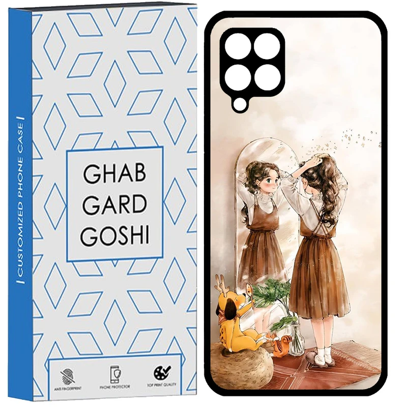 کاور قاب گارد گوشی طرح دخترانه کد TPU-019 مناسب برای گوشی موبایل سامسونگ Galaxy A12 / M12