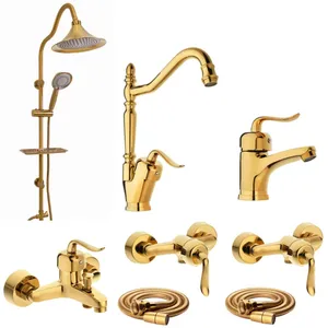 ست شیرآلات رز مدل بیزانس نایس مجموعه 8 عددی