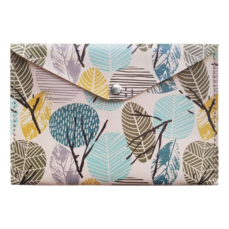 پوشه دکمه دار طرح برگ مدل LFA030911 پوشه دکمه دار طرح برگ مدل LFA030911