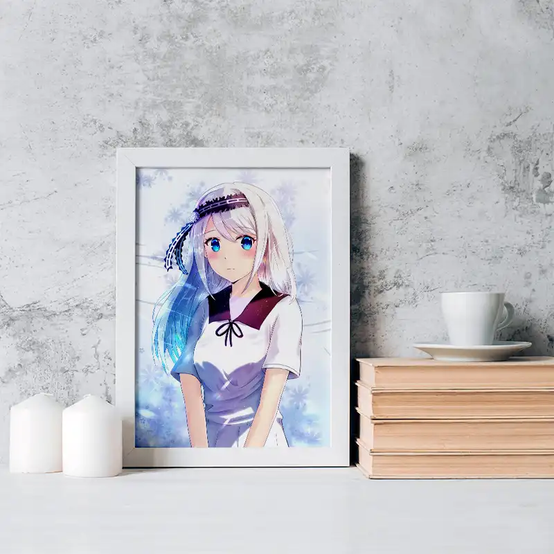 تابلو خندالو مدل کی شیروگانه انیمه کاگویا ساما کد 16020