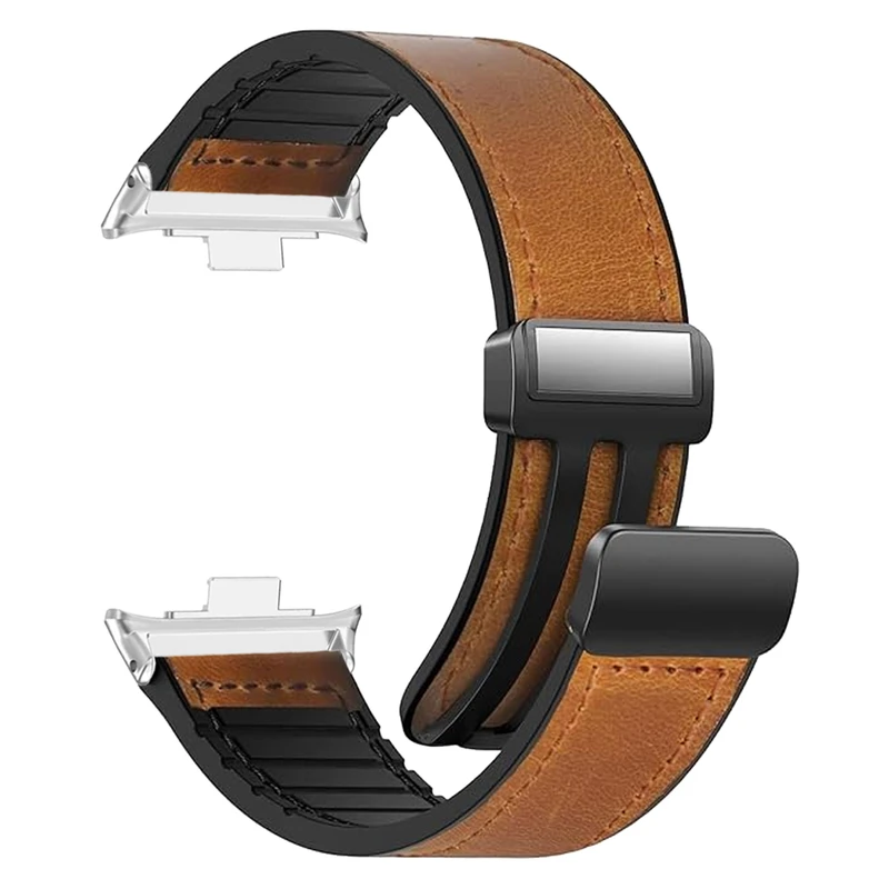 بند اسپریگ مدل Leather Magnetic Sic-Slv Special مناسب برای ساعت هوشمند شیائومی Redmi watch 4 (41mm)