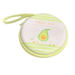 جعبه دکوری مدل قوطی فلزی زیپی طرح Avocado کد 10