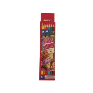 مداد رنگی 6 رنگ البرز مدل بستنی