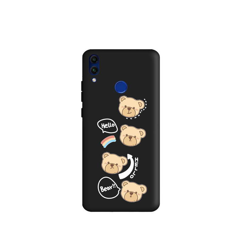 کاور طرح خرس بیر کد m3367 مناسب برای گوشی موبایل آنر 8C