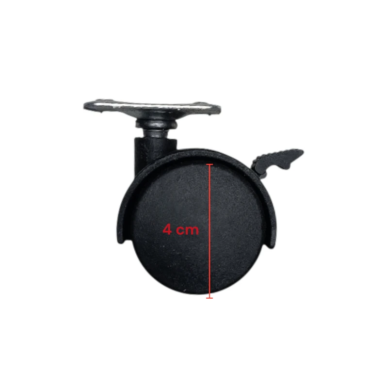 عکس شماره 4 : چرخ کفی-دار مدل ترمزدار بسته ۱۲ عددی