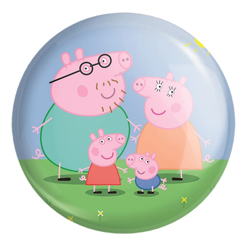 پیکسل خندالو طرح خانواده پپا پیگ انیمیشن پپا پیگ Peppa pig کد 22070 مدل بزرگ