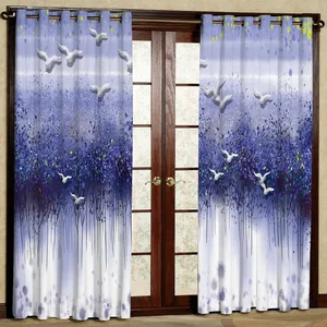 پرده مدل پرستو  هازان پانچی کد 2444 سایز 140x200 سانتی متر