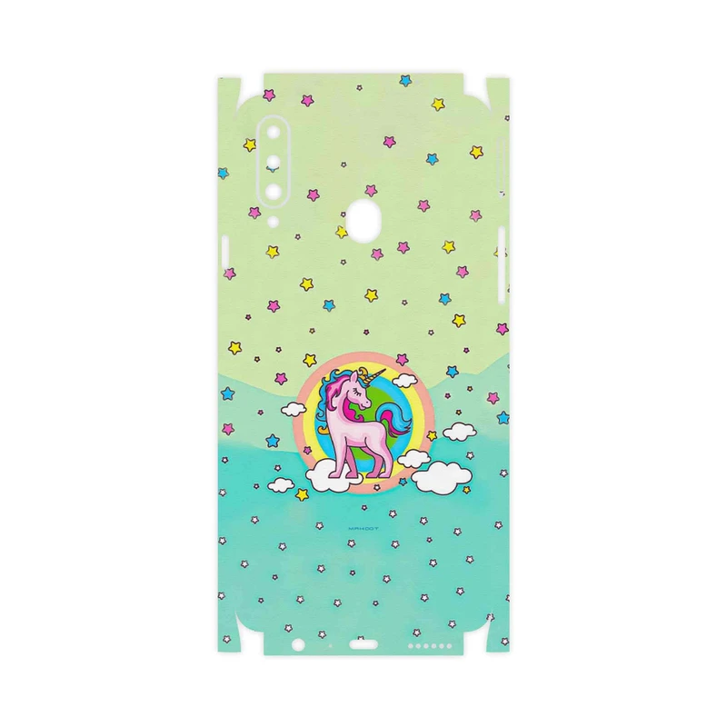 برچسب پوششی ماهوت مدل Rainbow unicorn adventure-FullSkin مناسب برای گوشی موبایل سامسونگ Galaxy A20s