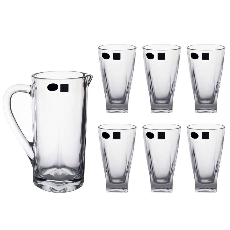 سرویس پارچ و لیوان 7 پارچه مدل گلکسی