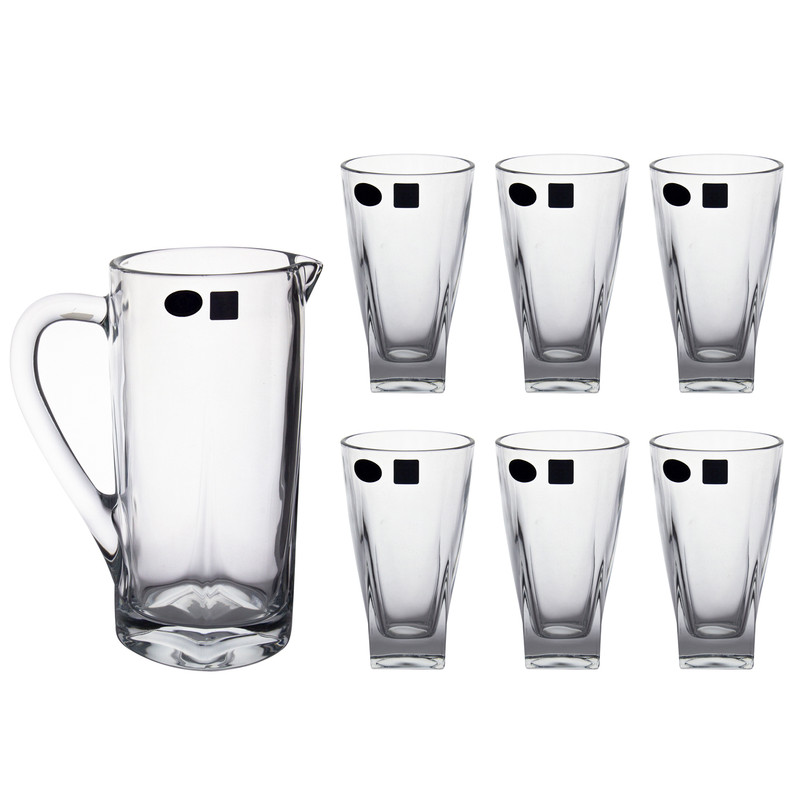 سرویس پارچ و لیوان 7 پارچه مدل گلکسی