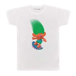 تی شرت بچگانه پرمانه طرح ترول ها کد pmt.4326