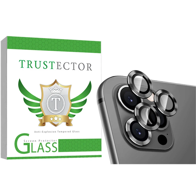 محافظ لنز دوربین تراستکتور مدل RINGTR مناسب برای گوشی موبایل اپل iPhone 11 Pro