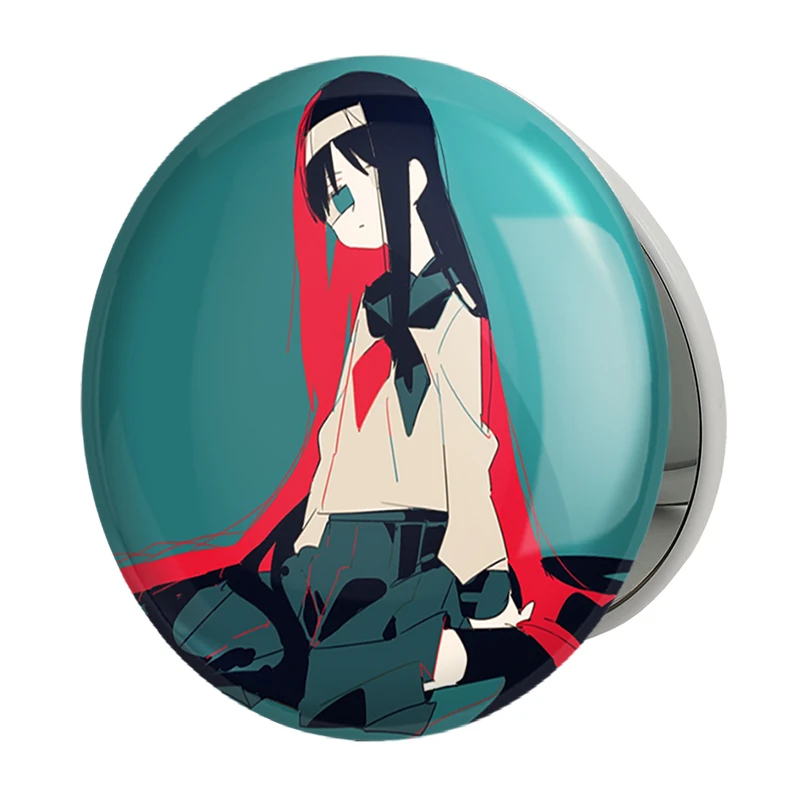 آینه جیبی خندالو طرح بازی تسوکی هیمه‌ (Tsukihime) مدل تاشو کد 34541
