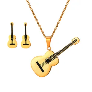  نیم ست زنانه طرح گیتار مدل 6163