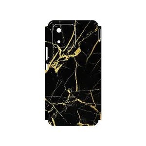 MAHOOT Graphite_Gold_Marble Cover Sticker for Honor X5
