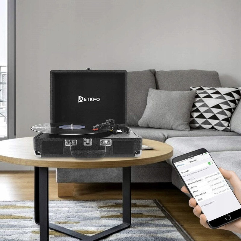 پخش کننده خانگی مدل گرامافون چمدانی کد c210