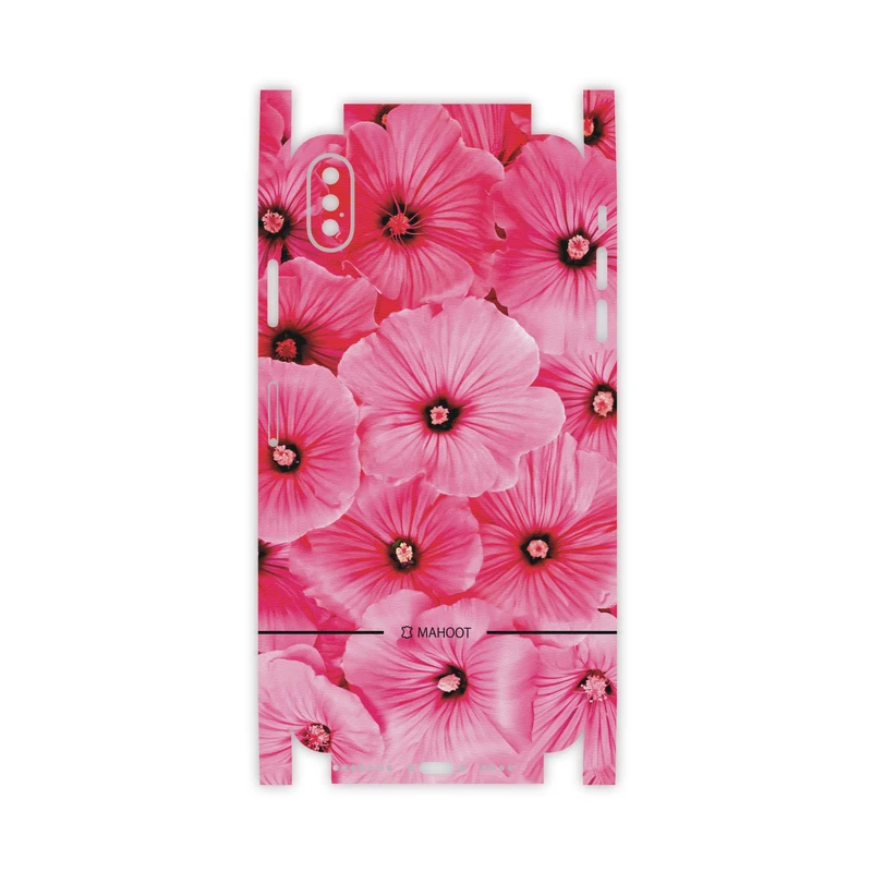 برچسب پوششی ماهوت مدل Pink-Flower-FullSkin مناسب برای گوشی موبایل اپل iPhone Xs Max