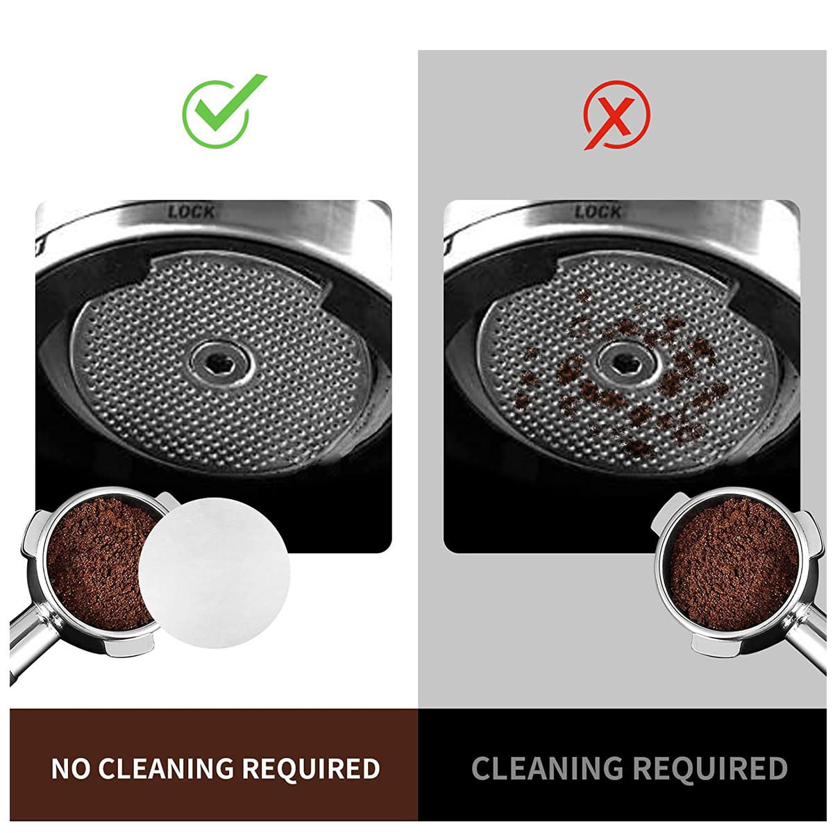 فیلتر قهوه مدل کاغذی  اسپرسو  51  بسته 100 عددی