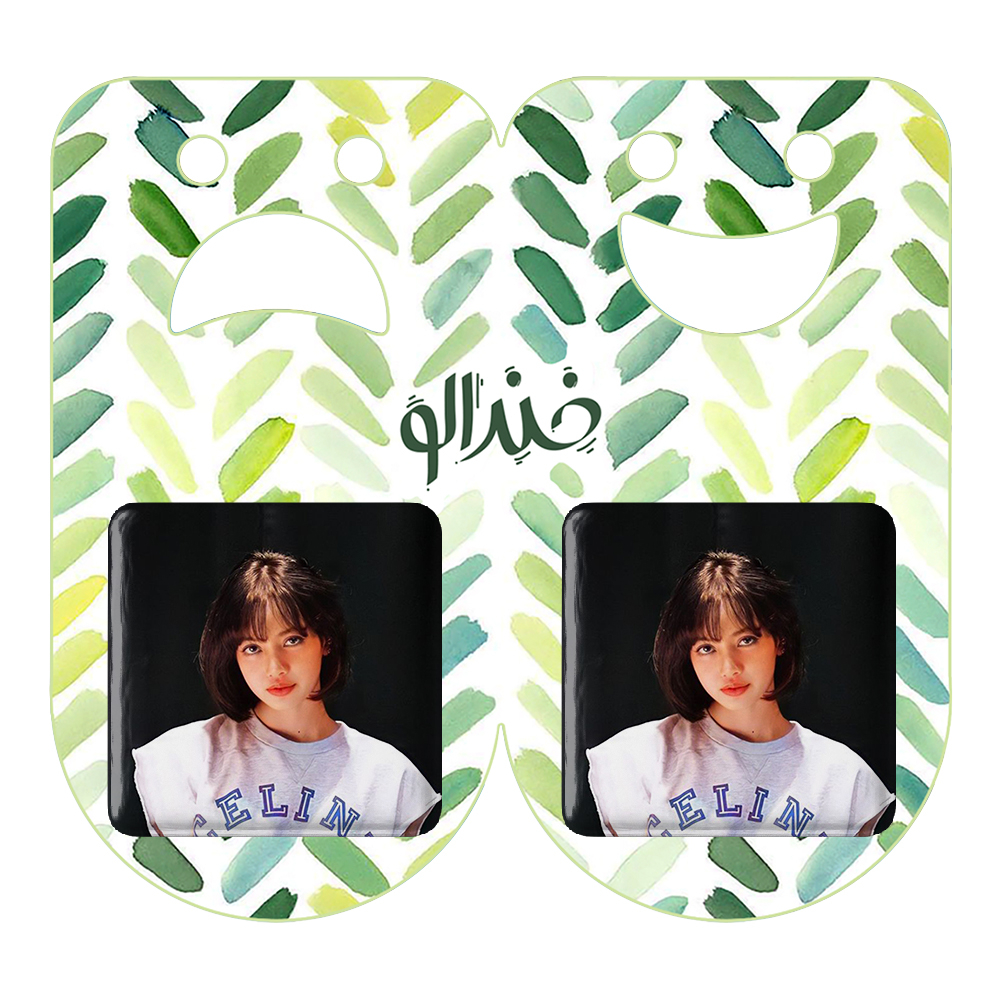 پیکسل خندالو مدل لیسا بلک پینک کد 14276 به همراه مگنت