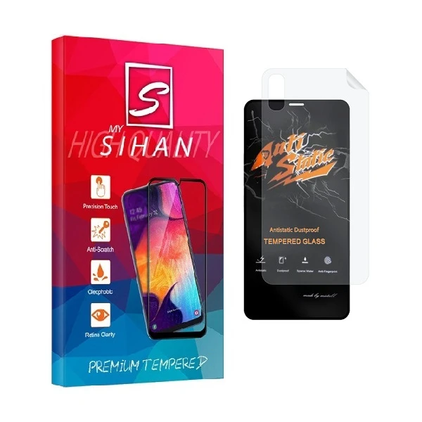 محافظ صفحه نمایش مای سیحان مدل 2ASN مناسب برای گوشی موبایل اپل iPhone XS به همراه محافظ پشت گوشی
