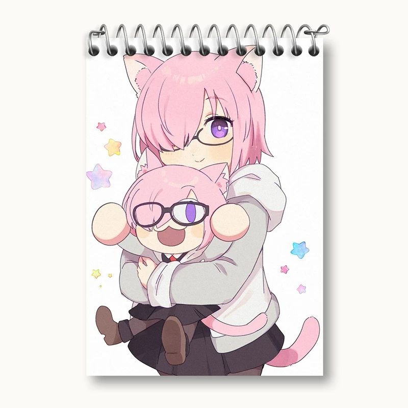 دفتر یادداشت 50 برگ خندالو مدل بازی تسوکی هیمه‌ (Tsukihime) کد 34530