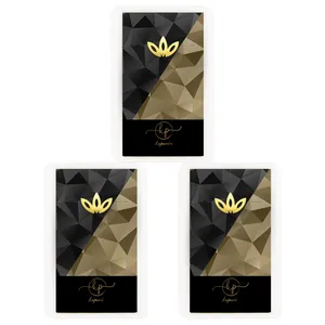 طلا گرمی 18 عیار کاپانی مدل گل کد kc008-p3 بسته 3 عددی