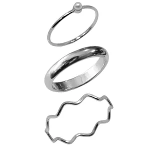 بند انگشتی زنانه کد RKH_1228 مجموعه 3 عددی