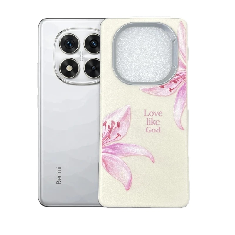کاور طرح گل سوسن مناسب برای گوشی موبایل شیائومی Redmi Note 14 Pro 4g